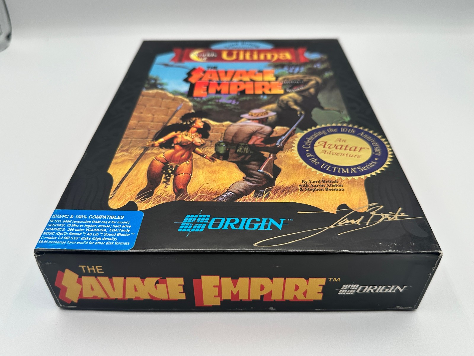 Worlds of Ultima Savage Empire Collectors Edition Signed by Lord British IBM PC