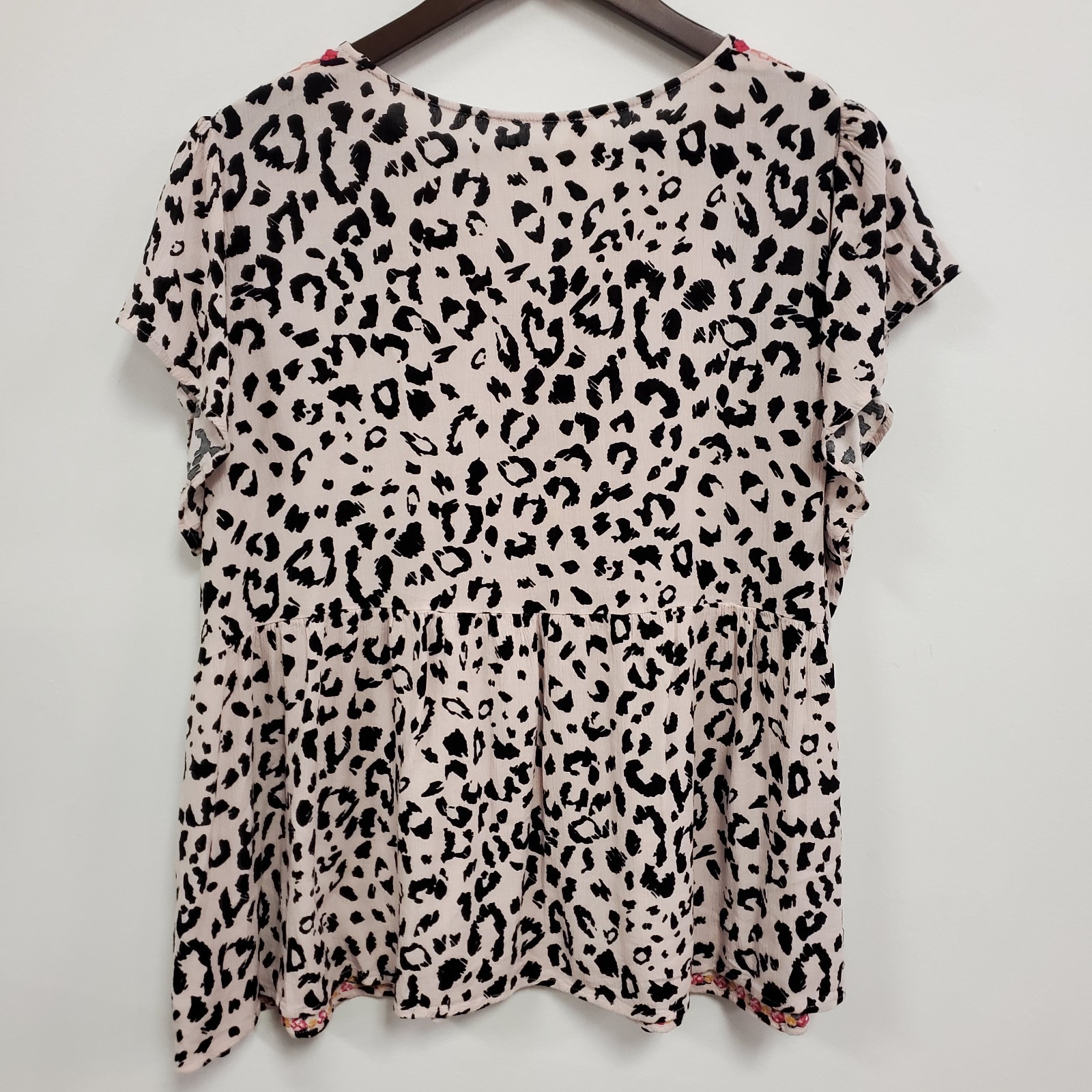 Savannah Jane Womens Embroidered Animal Print Boh… - image 3