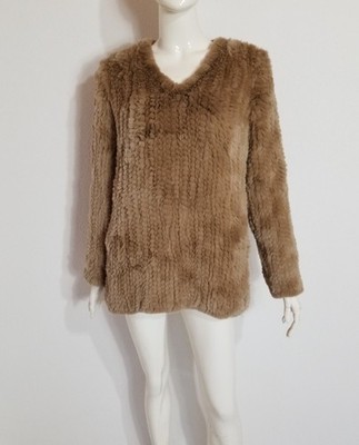 Michael Kors extrem Kuscheliger und  weicher Pelz Echtfell Pullover Kaninchen