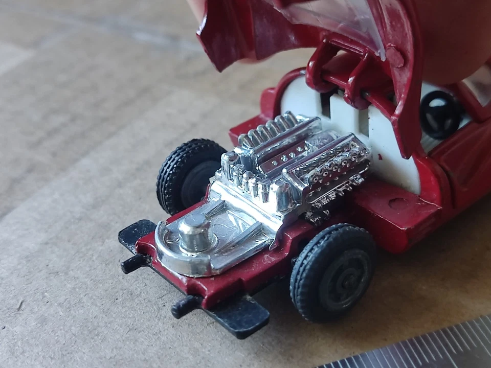 FERRARI P4 A27 1/43 Made in URSS Vintage Diecast Retro Sport Car, Soviet Union  - Image 4 of 4