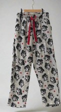 Buc-ee's BucEe's Logo Print Black GREY Pajama Lounge Pants Adult Sz XL New Tags