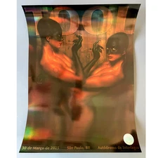 *REAL* Tool Sao Paulo Brazil Concert Poster PP Jacob Roanhaus Foil 2025 HoloSeal