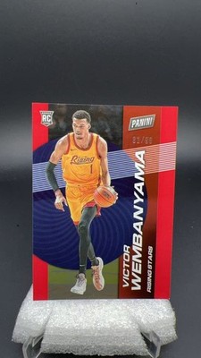 2023-24 Panini Player of The Day Victor Wembanyama RC Red /99 Spurs #17076 S