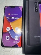 Maxwest Nitro 55A 16GB 2GB Black Dual Camera 4G LTE Android 11 Smartphone