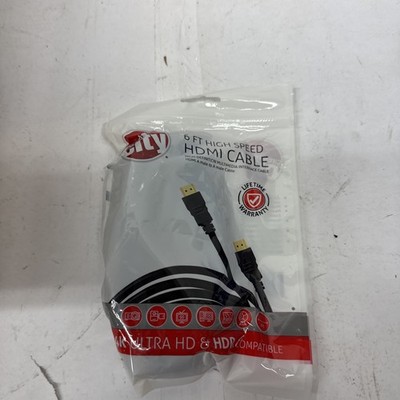 Circuit City 6' High Speed 1.4 HDMI Cable Cord 4K 1080p BRAND NEW Lot Of 2