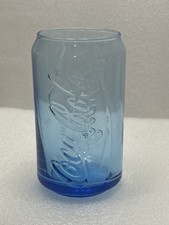 Coca Cola Glas McDonalds 2009 Dosenform Blau Sammelgläser Limitierte Edition Neu
