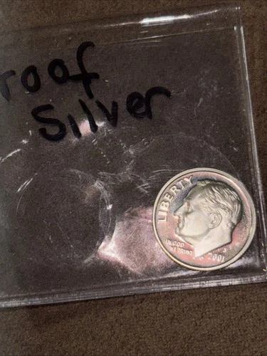 2001 S Silver Proof Roosevelt Dime 90% Silver