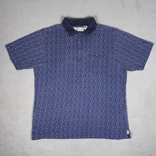 Vintage 90s Grand Slam Penguin Golf Club Print Polo Shirt Mens M