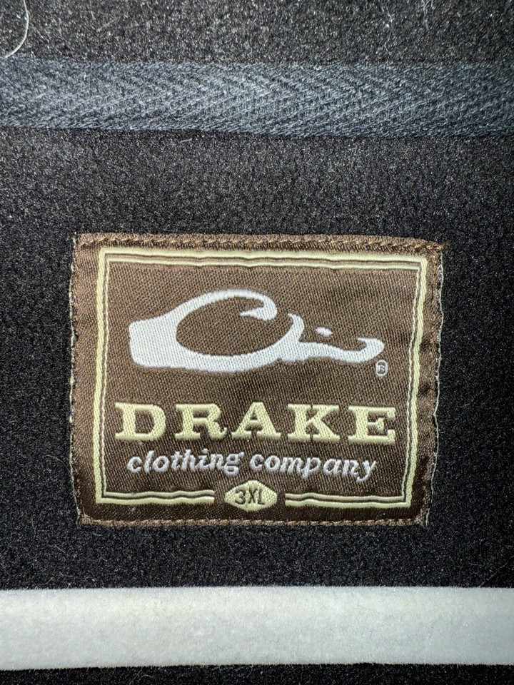 Drake Waterfowl Magnattach 3XL Fleece Vest Black Hunting Gear ...