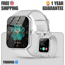 Smart Watch For Women/Men Waterproof Smartwatch Bluetooth iPhone Samsung Android