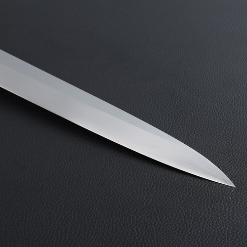 Japanese Yanagiba Kitchen Sashimi Knife 270mm Blade w/3 line Ebony Handle New - Picture 5 of 19