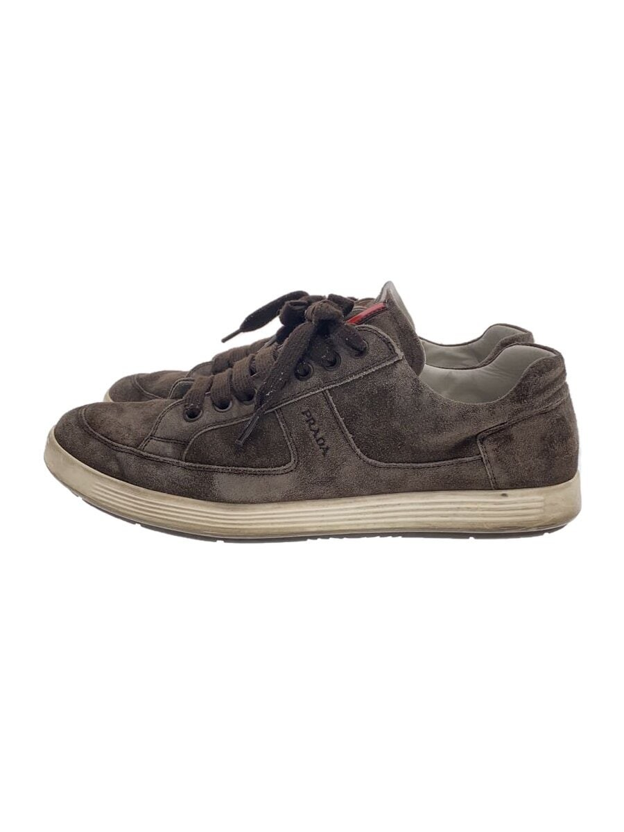 PRADA Low-Cut Sneakers in Brown - US Size 7.5 - Style 4E2646