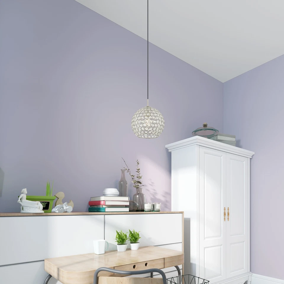 Livex Lighting 40440 Black Cassandra Single Light 9"W Crystal Mini Pendant - Image 3 of 4