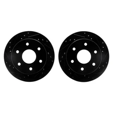 For Chevy K1500 88-91 R1 Concepts Drilled & Slotted Front Brake Rotor Set