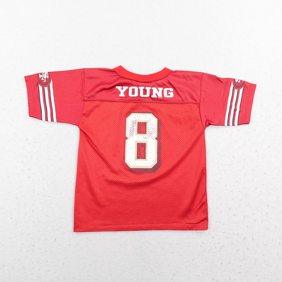 复古 Steve Young 球衣 男孩 大号 旧金山 49 人队 标志 运动 NFL 90 年代 — 第 4/4 张图片
