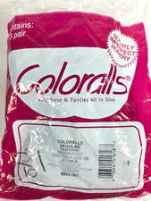 3 Pair Coloralls Pantyhose AB Very Navy Sandlefoot Slightly Imperfect 0053-181