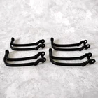 Playmobil Black Horse Reins x4 3667 3666 3668 3798 3806 Vintage Accessories B9
