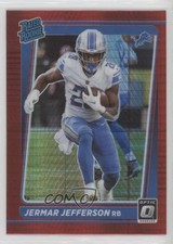 2021 Panini Donruss Optic Rated Rookie Red Hyper Prizm Jermar Jefferson #296 2l4
