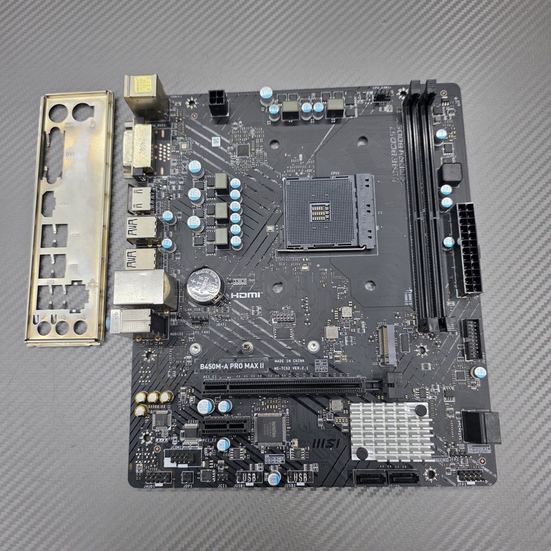 MSI B450M-A PRO MAX II AMD RYZEN AM4 DDR4MATX motherboard