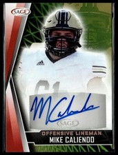 2022 SAGE #A-MC2 Mike Caliendo Autographs Red