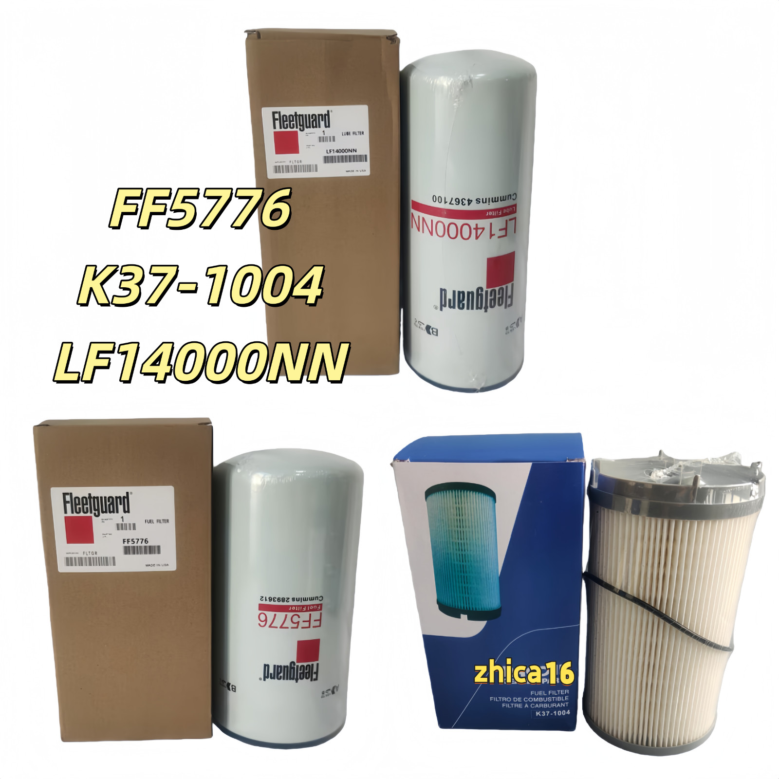 Oil Change Kit Lf14000nn+ff5776+k37-1004