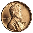 GEM BU RED 1951-D LINCOLN WHEAT CENT PENNY *UPGRADE YOUR ALBUM!*