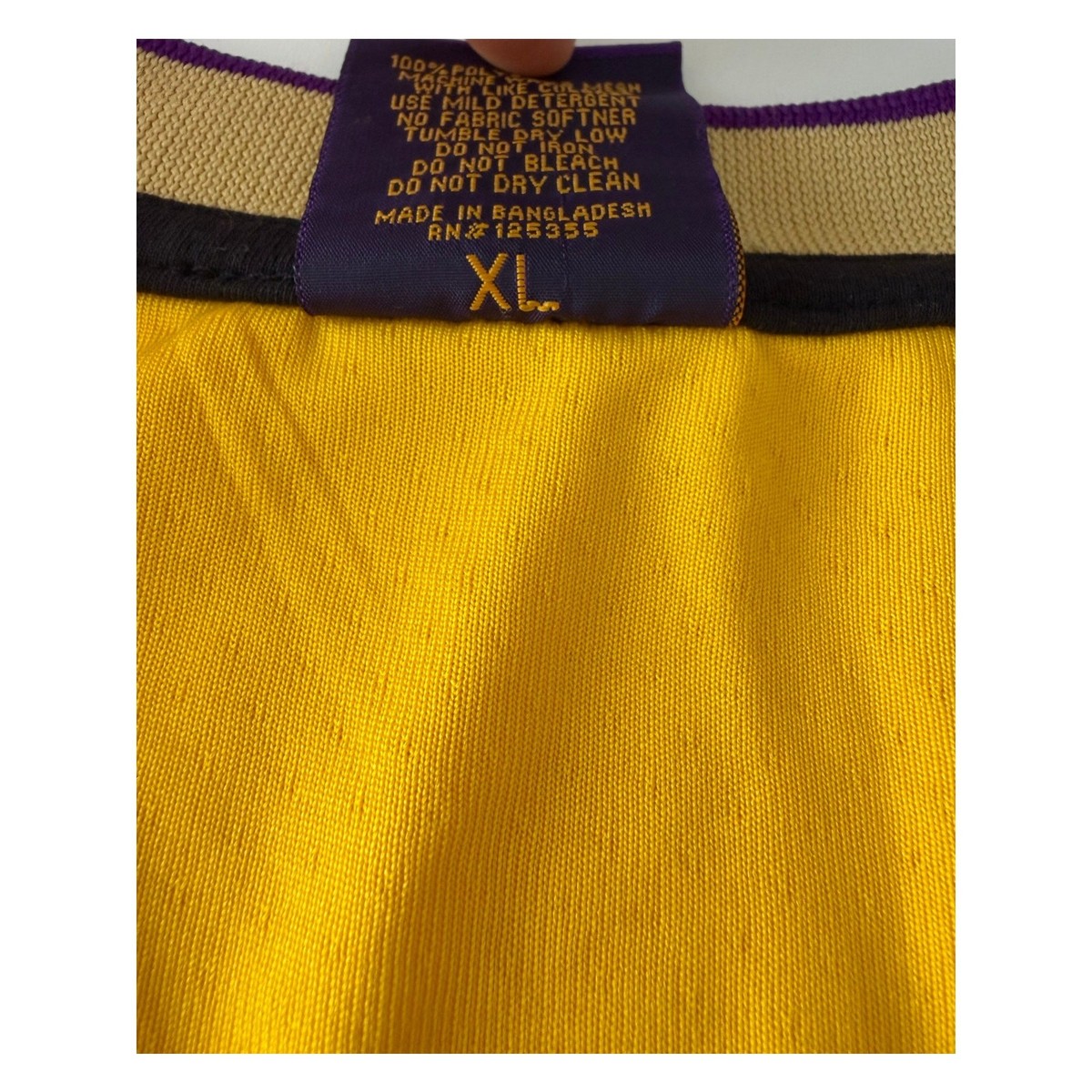 Los Angeles Lakers Shaquille O'Neal Links Marketing Group Jersey NBA Tank XL View 4