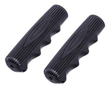 VINTAGE SCHWINN STINGRAY BICYCLE TYPE RUBBER BIKE HANDLEBAR CRUISER GRIPS BLACK