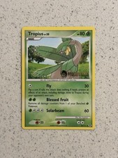 Tropius 52/111 Prerelease Stamped Promo DPP Rising Rivals Pokémon Card LP