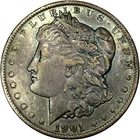 1901 $1 PCGS XF40 MORGAN DOLLAR ~ BEAUTIFUL COLOR & AU CARTWHEEL!