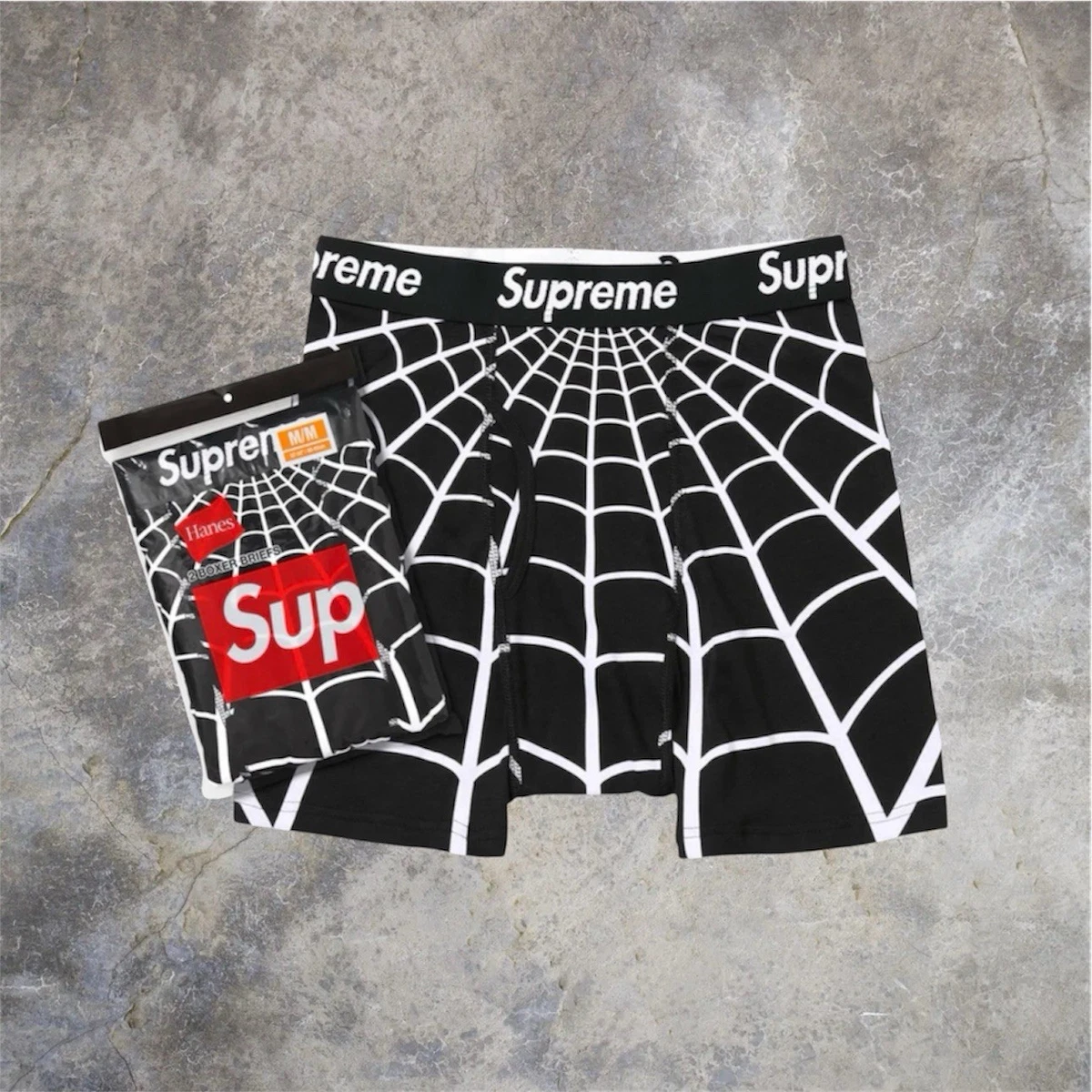 Supreme Hanes Spider Man Boxer Briefs Black Size Medium | eBay