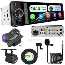 6,5" 1DIN Autoradio Apple CarPlay Navi Android Auto+DAB MP5 Player FM/RDS+Kamera 6,5" 1DIN Autoradio Apple CarPlay Navi Android Auto+DAB MP5 Player FM/RDS+Kamera