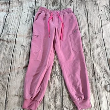 Figs Scrub Joggers in Chalk Pink size XS