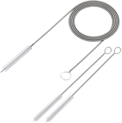 Long Wire Brush Sunroof Drain Cleaning Tool for Car and Fridge 60-Inch X 2/5 Inc