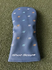 Shot Scope Blue Driver Headcover - Golf - Faux Leather - Ships Fast - New