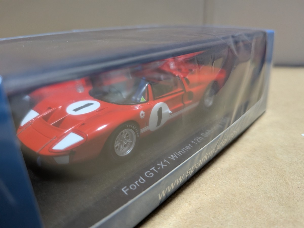 Ford GT-X1 Winner 12h Sebring 1966 Spark 1/43