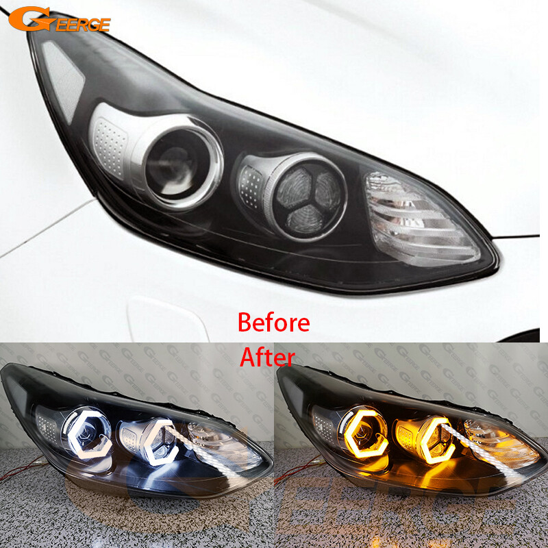 For Kia Sportage 4 IV KX5 Switchback A/W Cotton Hex LED Angel Eyes