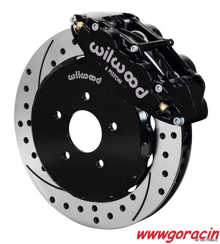 Kit de freno delantero grande Wilwood Superlite 6R para Nissan 350Z 2003-2009, rotores de 13" Foto 2 de 3