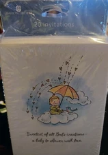 Vintage American Greetings 20 Baby Invitations w Envelopes Sealed Unused