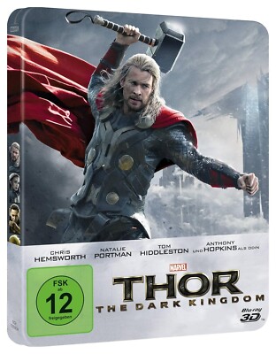 Thor The Dark Kingdom Steelbook Blu Ray 3D 2D   2 Disc Edition (R2/7)