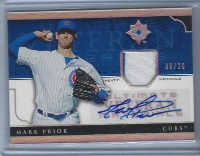 2005 Ultimate Collection: Materials Signatures #UV-MP Mark Prior #/20
