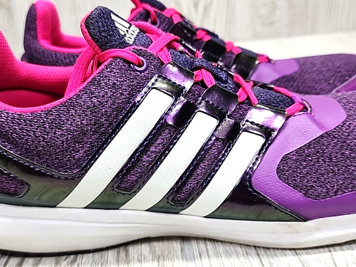 Zapato para correr Adidas Performance Hyperfast 2.0 talla 7US Shock púrpura/blanco - Imagen 4 de 24