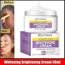 Dark Skin Bleaching Cream Whitening Lightening AHA - Face  Body - 50g