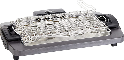 BQ80 Barbecue Grill Elettrico Con Griglia E Bistecchiera, 1000/1450/2450 W, Grig - Foto 2 di 8