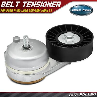 Belt Tensioner with Pulley for Ford F-150 2011 2012 2013 2014 V8 5.0L BL3Z6A228A