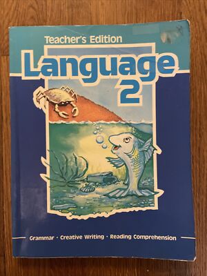 A Beka Book Abeka Language 2 Teacher s Edition Grammar 1986