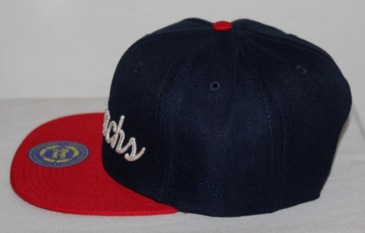 Rings Crowns KANSAS CITY MONARCHS Negro Leagues Snapback Blue & Red Hat