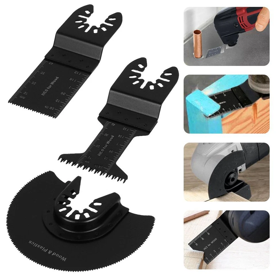 23tlg Sägeblatt Multifunktionswerkzeug Zubehör Set Fein Bosch Makita Multitool - Bild 4 von 4