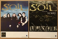 SOIL Rare 2001 DOUBLE SIDED PROMO POSTER for Scars CD 18x24 NEVER DISPLAYED USA