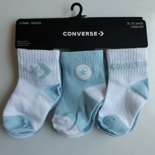 baby blue ankle socks